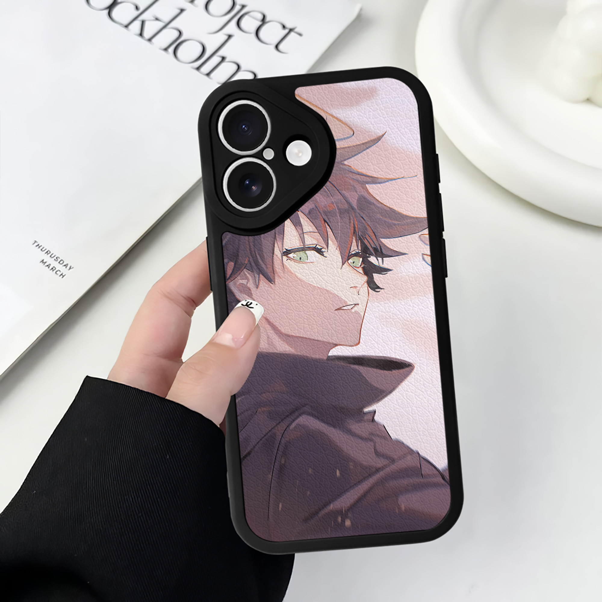 （画像用） SPY×FAMILY间谍家家酒 【iPhone 16シリーズ対応】シリコンスマホケース（レザー調） 材質：シリコン